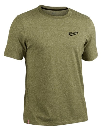POLERA TRABAJO VERDE FREEFLEX MANGA CORTA TALLA L MILWAUKEE