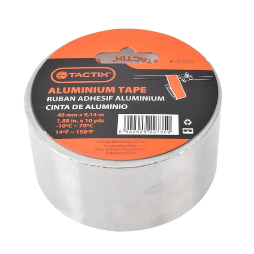 CINTA ALUMINIO PARA DUCTOS TACTIX # 530350 48MM X 9.14MT