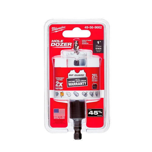 SIERRA COPA 1 25MM INCLUYE TOMA MILWAUKEE 49-56-9662