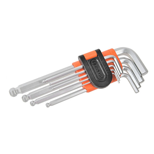 LLAVE ALLEN TACTIX # 206005 1.5 - 10.0 MM 9 PZS. T/BOLA LARGA