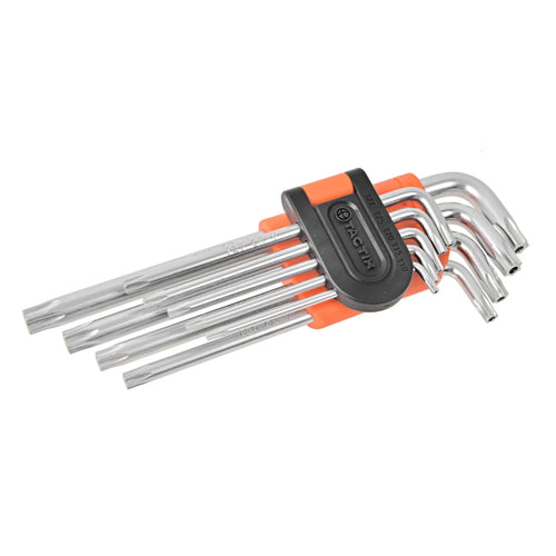 LLAVE TORX TACTIX # 206009 T10-T50 - 9 PZS. LARGA