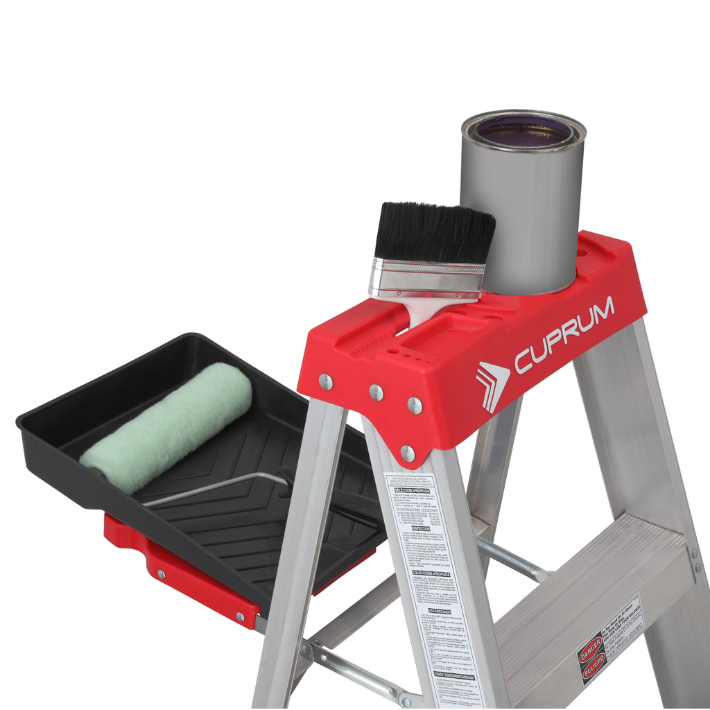 ESCALERA ALUMINIO TIJERA 1.53 M. 5 PELDAÑOS 150 KG CUPRUM