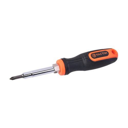 ATORNILLADOR TACTIX # 205211 PUNTA INTERCAMBIABLE - 6 PZAS