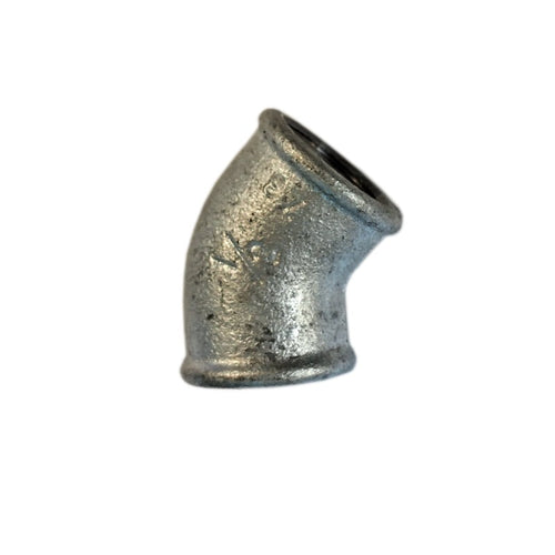 CODO 45 GALV- 1/2" (ISO 5922 - 150 LBS) C