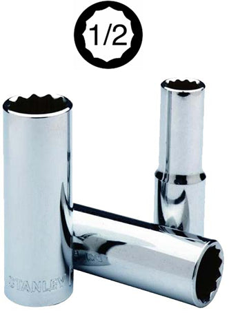 LLAVE DADO LARGO STANLEY 12 PTA 1/2 DR -26MM #86434(OF)