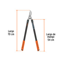 TIJERA TRUPER CORTAR RAMAS MANGO CON GRIP 70 CMS # TB-122  (18399)