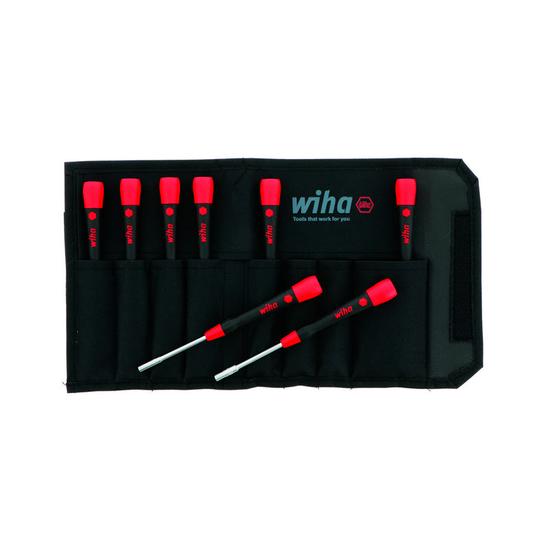 Estuche 8 perilleros dado 3/32" a 1/4" picofinish