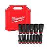 JUEGO DE DADOS DE IMPACTO LARGOS 14PZS 1/2 MILWAUKEE