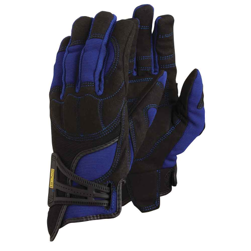 GUANTE STEELPRO ANTIVIBRACION AZUL L
