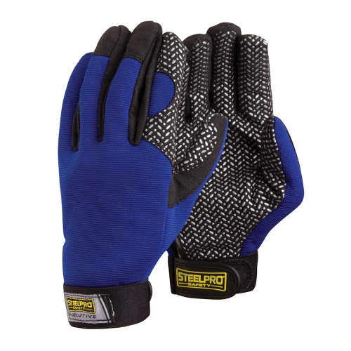 GUANTE STEELPRO ANTIDESLIZANTE AZUL XL