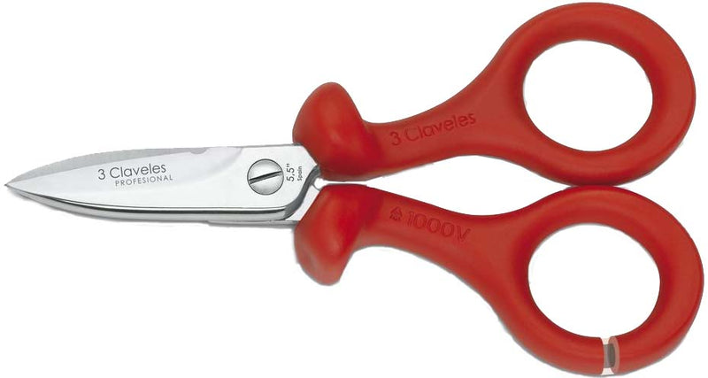 TIJERA TRES CLAVELES # 163 - 5.5" ELECTRICISTA