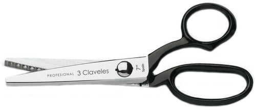 TIJERA TRES CLAVELES # 82 - 8.5" ZIG ZAG