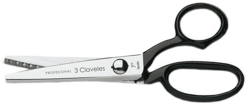 TIJERA TRES CLAVELES # 82 - 8.5" ZIG ZAG (OF)