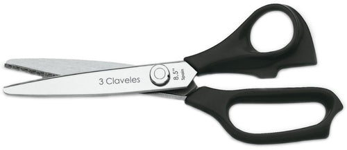 TIJERA TRES CLAVELES # 139 - 8.5" ZIG ZAG PAPEL Y CARTON
