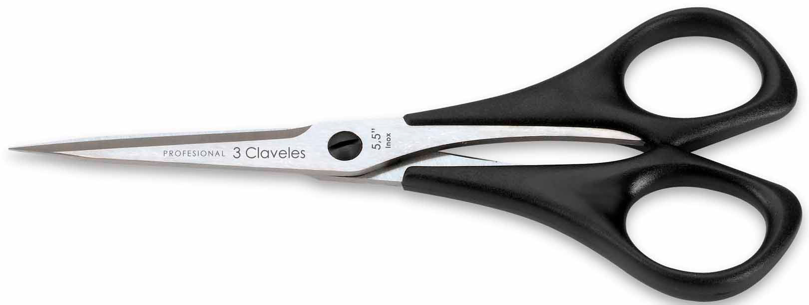 TIJERA TRES CLAVELES # 111 - 5.5" RECTA BORDAR (OF)
