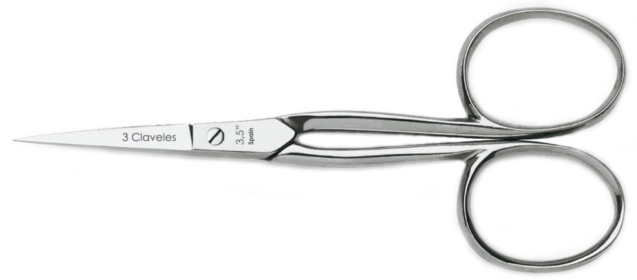 TIJERA TRES CLAVELES # 56 - 3.5" CURVA BORDAR (OF)