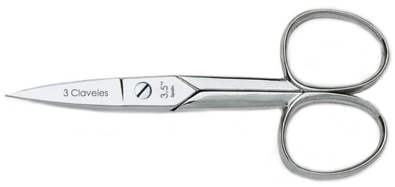 TIJERA TRES CLAVELES # 2013 - 3.5" CURVA UNAS