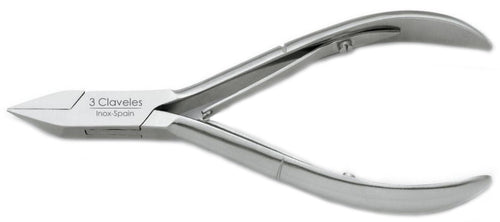 CORTA-UÑAS TRES CLAVELES # 12144 - 13 CMS CORTE PLANO