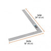 ESCUADRA TRUPER ALBANIL 24" #E-16X24 (14384)
