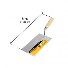 PLANA ALBANIL PRETUL (TRUPER) 9" SOLDADA #CT-9YP (21049)