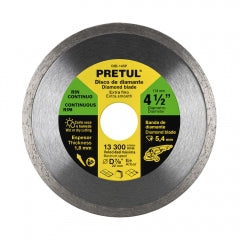 DISCO CORTAR PRETUL (TRUPER) DIAMANTADO CONTINUO # DID-145P 4.1/2" (21009)