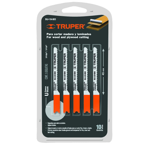 SIERRA CALAR TRUPER P/MADERA JGO. 5 PIEZAS # SU-19-BO (18134)