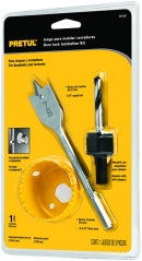 SIERRA COPA PRETUL (TRUPER) 3 PIEZAS P/INSTALAR CERRADURAS # KIT-3P (23549)