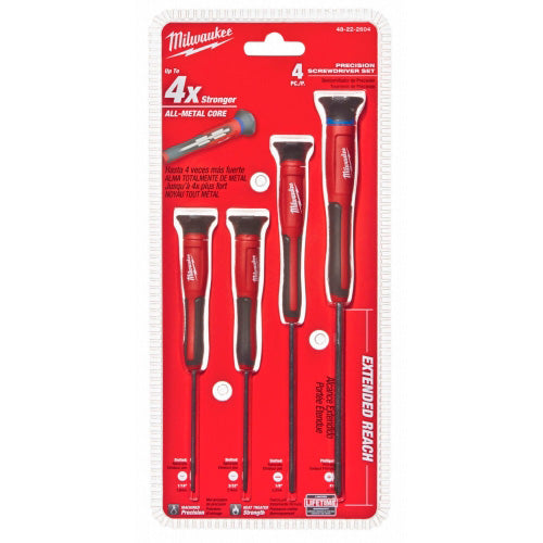 JUEGO DE DESTORNILLADORES DE PRECISION 4PZS MILWAUKEE