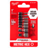 SET DE PUNTAS ALLEN DE IMPACTO 8PZS LARGO 25MM MILWAUKEE