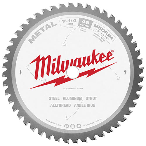 DISCO SIERRA CIRCULAR 7.1/4 METAL 48T MILWAUKEE 48-40-4235