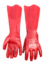 GUANTE PVC 18 -45 CM ROJO