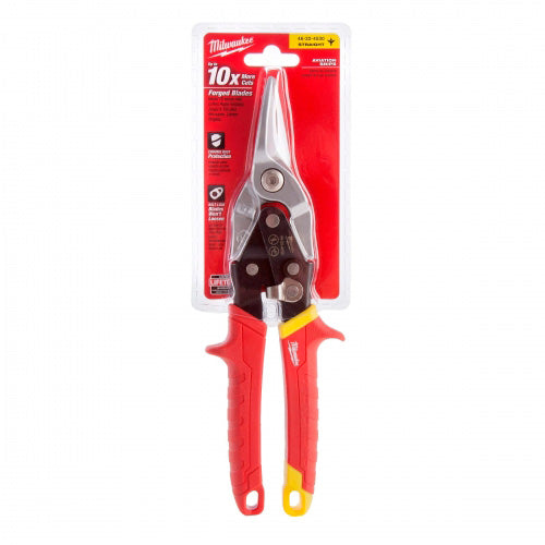TIJERA DE AVIACION CORTE RECTO DE 10 MILWAUKEE 48-22-4530