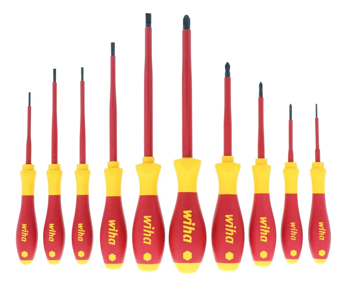 Set De 10 Destornilladores AISLADOS A 1000V - WIHA