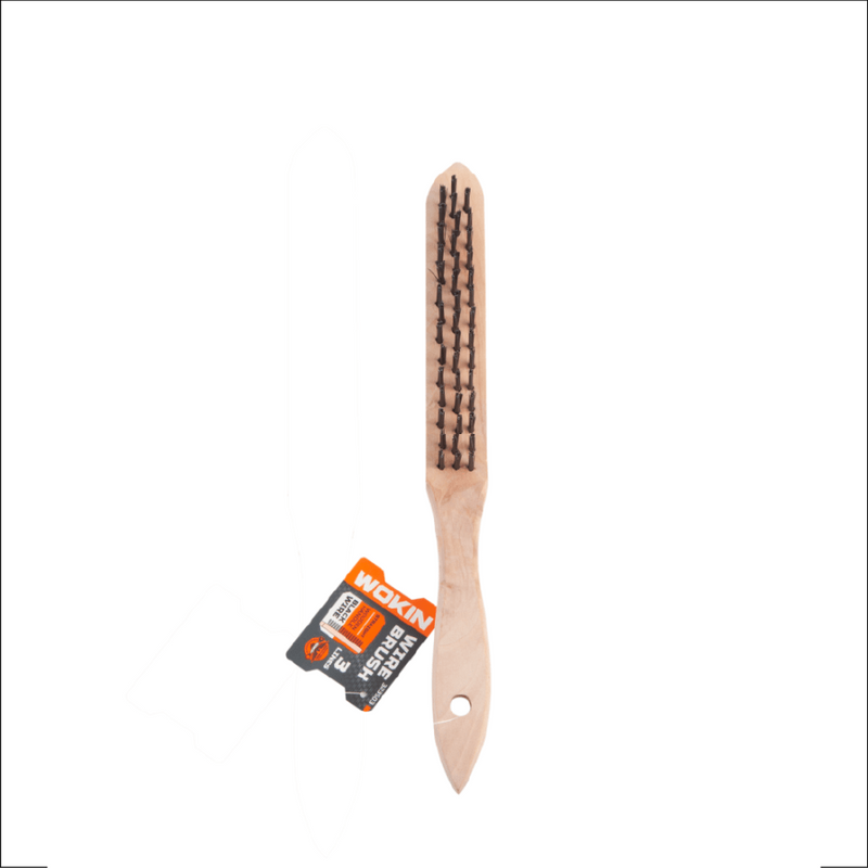 Escobilla de Acero con Mango 3 lineas Wokin