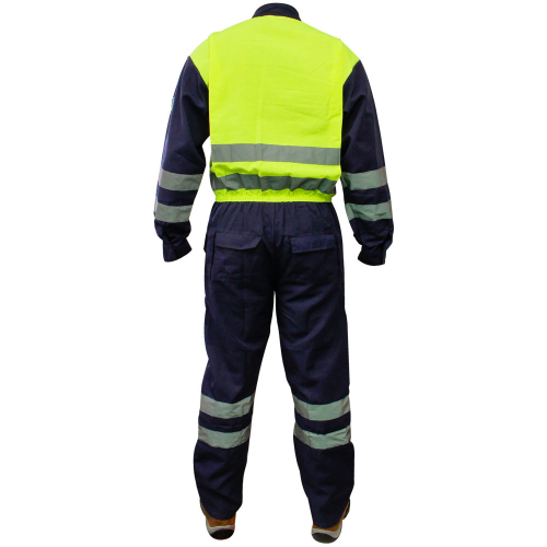 OVEROL REFLECTIVO RFX BICOLOR AZUL/AMARILLO FLUOR M