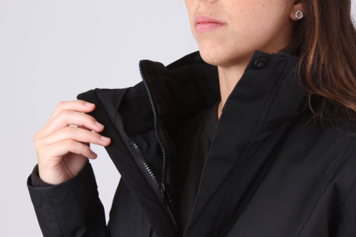 PARKA DESMONTABLE HW RENO 3 EN 1 MUJER NEGRO S