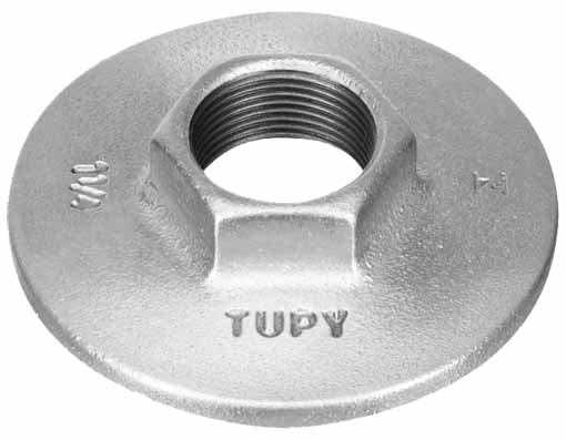 FLANGE GALV. 4" TUPY (ISO 9002)