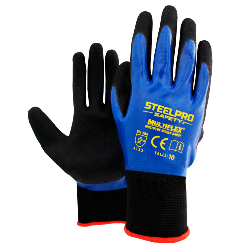 GUANTE MULTIFLEX NITRILE SANDY TALLA 9/M