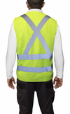 CHALECO REFLEC AMARILLO 4 CINTAS CERT CLASE II EN20471