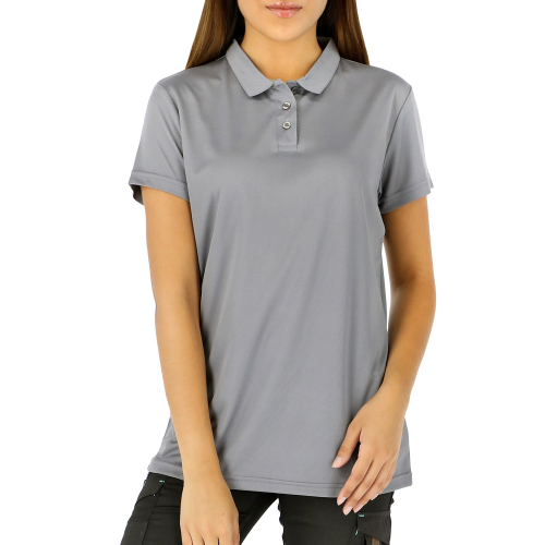 POLERA COOLDRY QUEBEC MANGA CORTA MUJER GRIS S