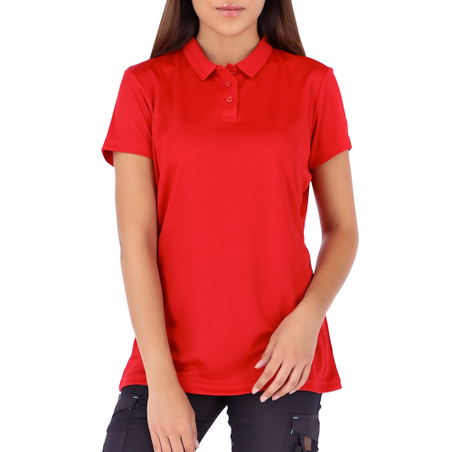 POLERA COOLDRY QUEBEC MANGA CORTA MUJER ROJO S