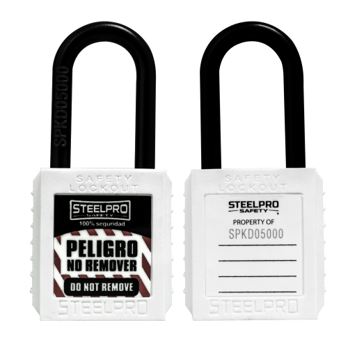 CANDADO STEELPRO DIELECTRICO BLANCO