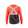 POLERA REFLECTIVA HW ROJO FLUOR MANGA LARGA XL