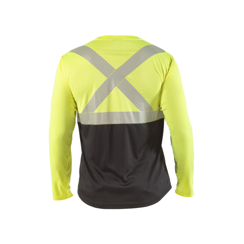 POLERA REFLECTIVA HW AMARILLO FLUOR MANGA LARGA XL