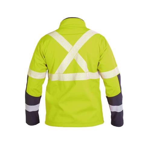 CHAQUETA SOFTSHELL HW OKLAN AMARILLO FLUOR S
