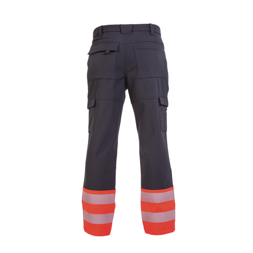 PANTALON SOFTSHELL HW OKLAN ROJO FLUOR S