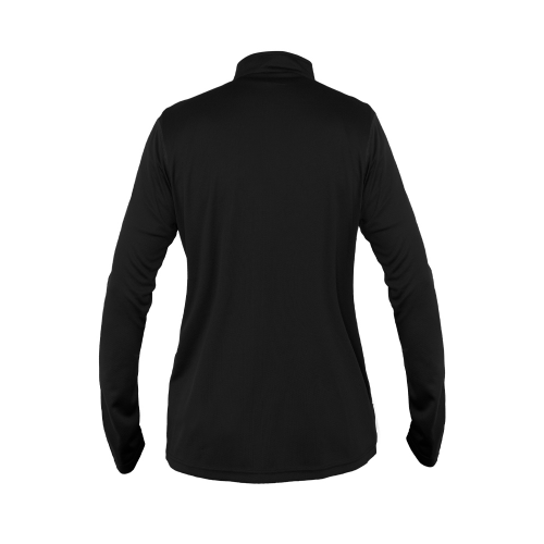 POLERA QUEBEC HALF-ZIP MUJER NEGRO XXL