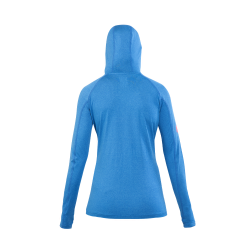 POLERA DRY FIT HW SPX C/ GORRO MANGA LARGA MUJER ELECTRIC BLUE L