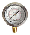 MANOMETRO WINTERS # PFQ806 1/4" NPT C/GLIC.INF 0/200 PSI/BAR