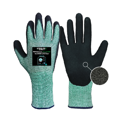 Guante Multiflex Recycled Poliester Latex Foam 8/S
